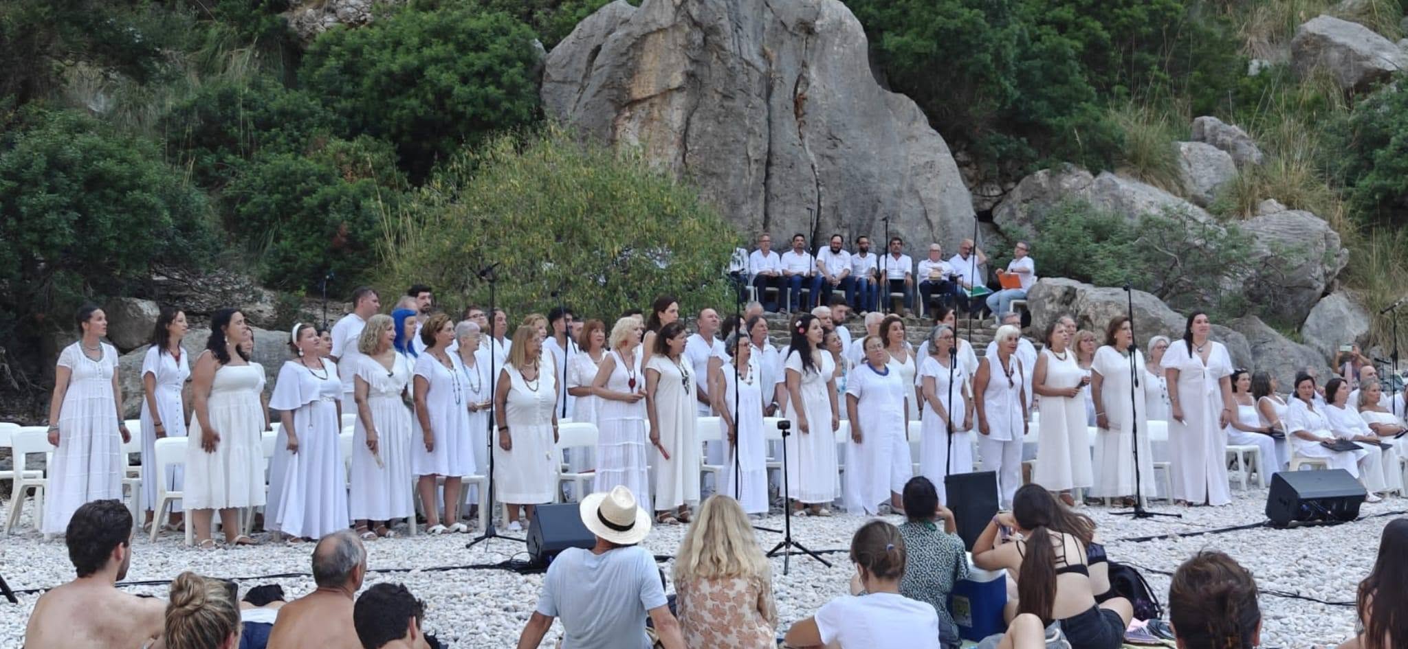 Concert de la Capella Mallorquina al torrent de Pareis