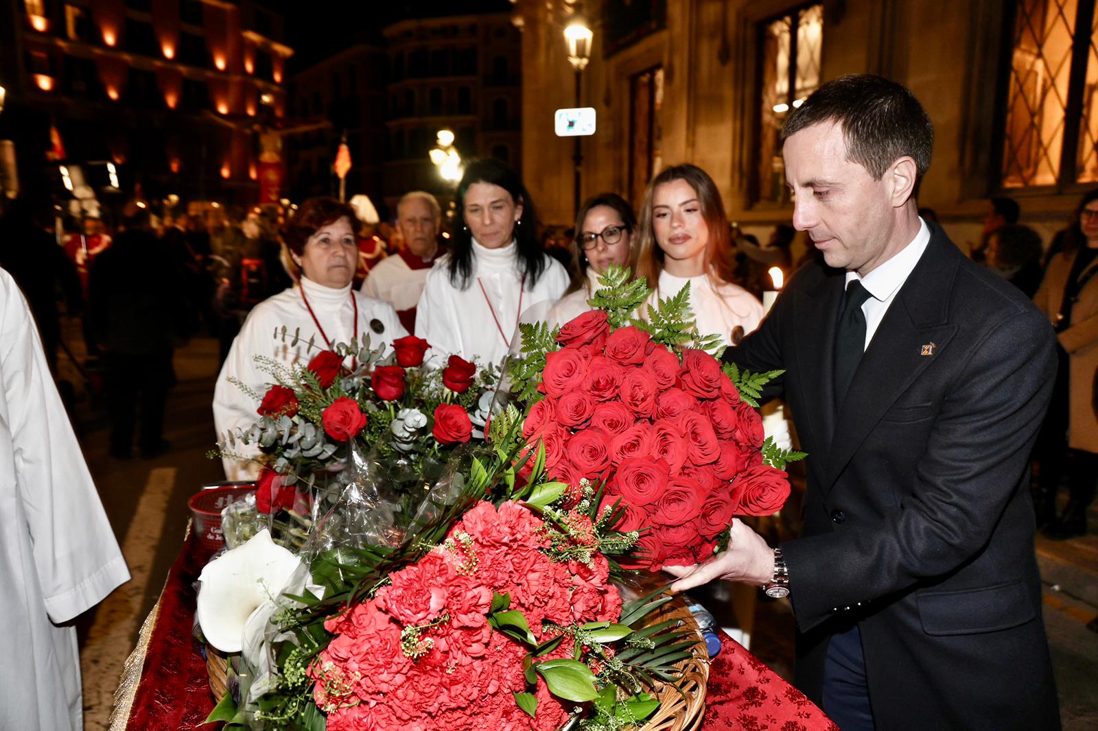 Imatges del President del Consell de Mallorca a l'ofrena floral
