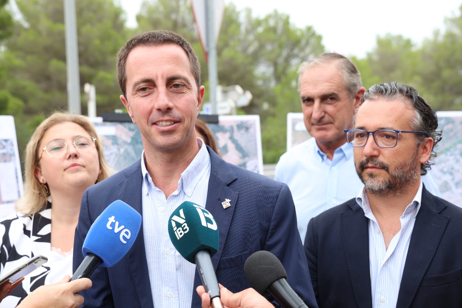 El presidente Galmés atiende a los medios
