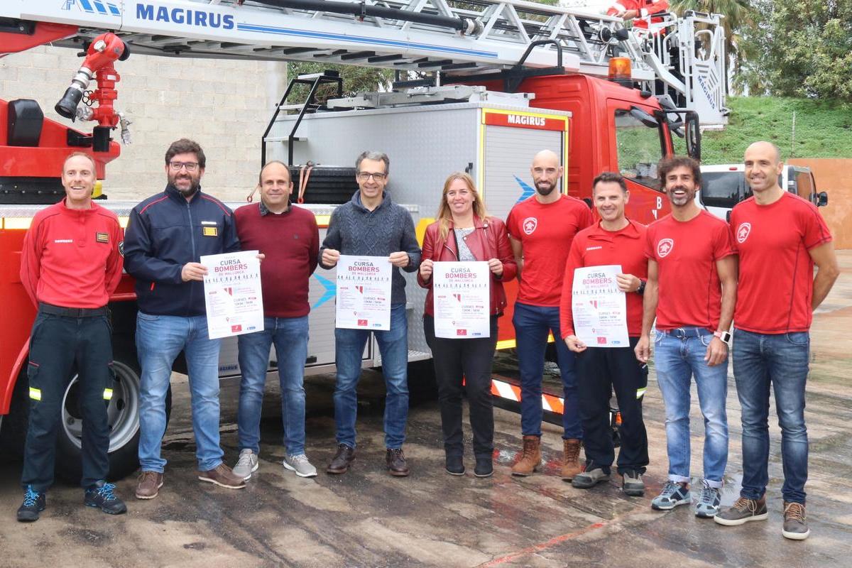 Presentació de la III edició de la Cursa Bombers de Mallorca.