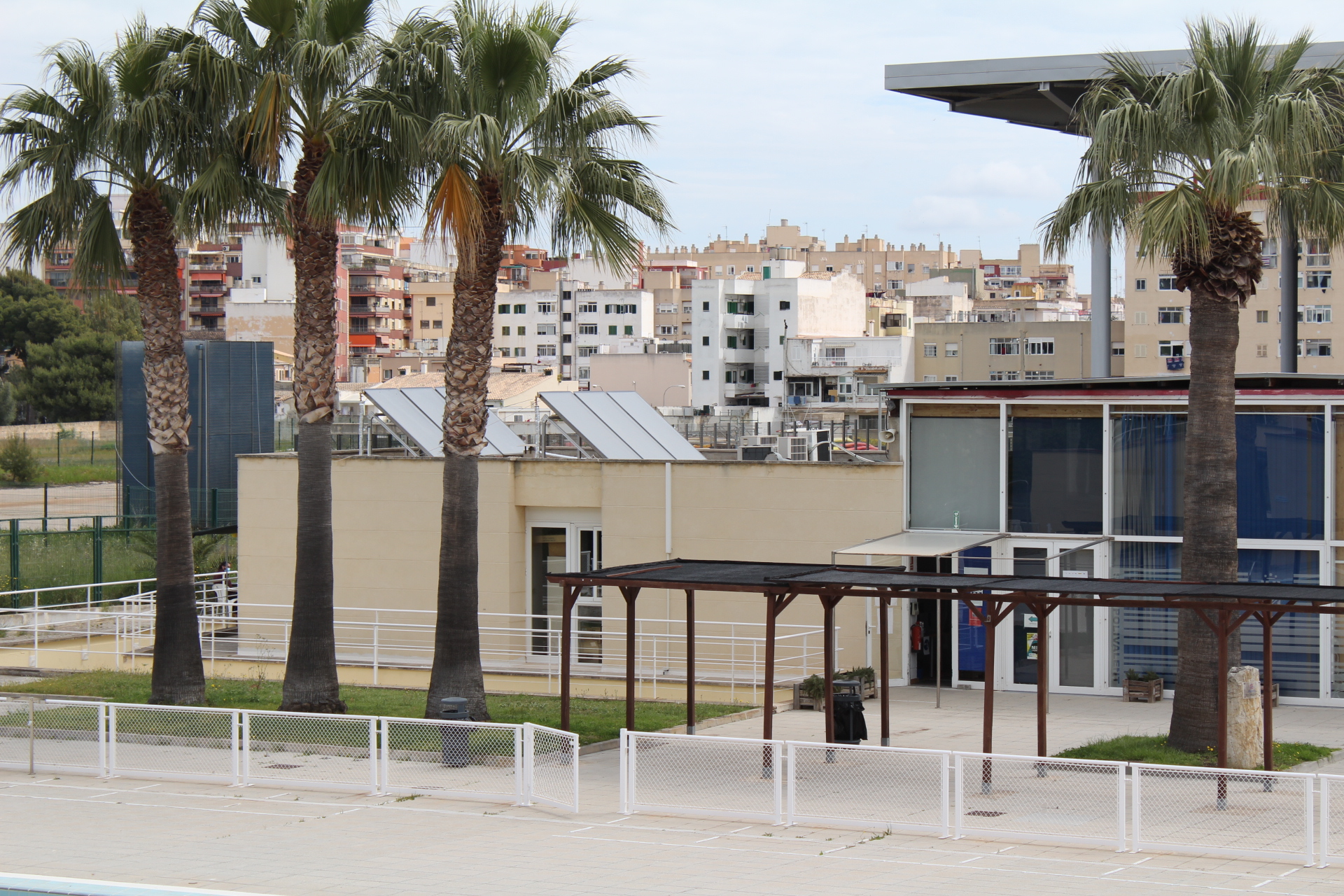 Les reformes realitzades al poliesportiu de Sant Ferran.