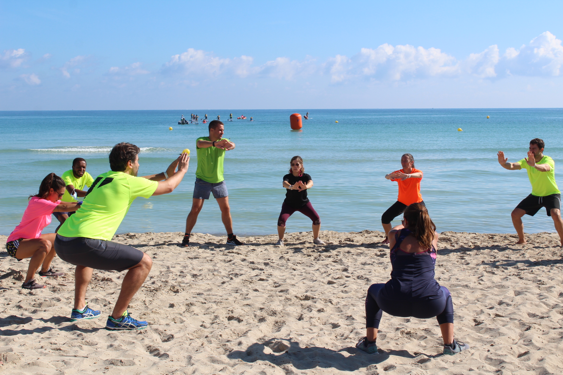 Esports a la platja.