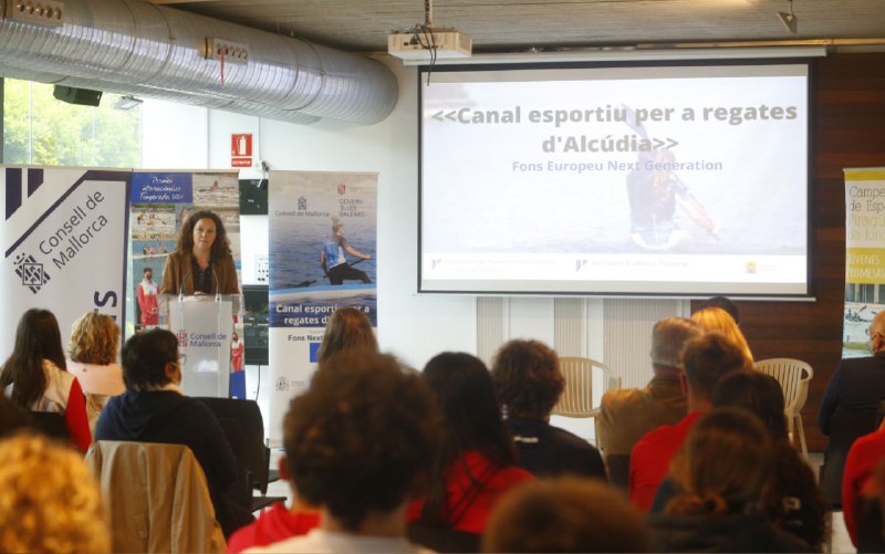 Presentació del canal esportiu per a regates d’Alcúdia.