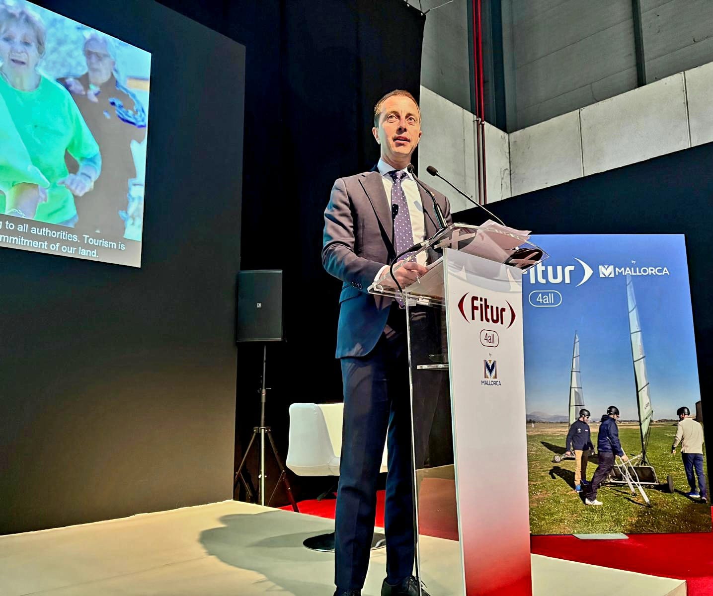 El president del Consell de Mallorca, Llorenç Galmés, a Fitur.