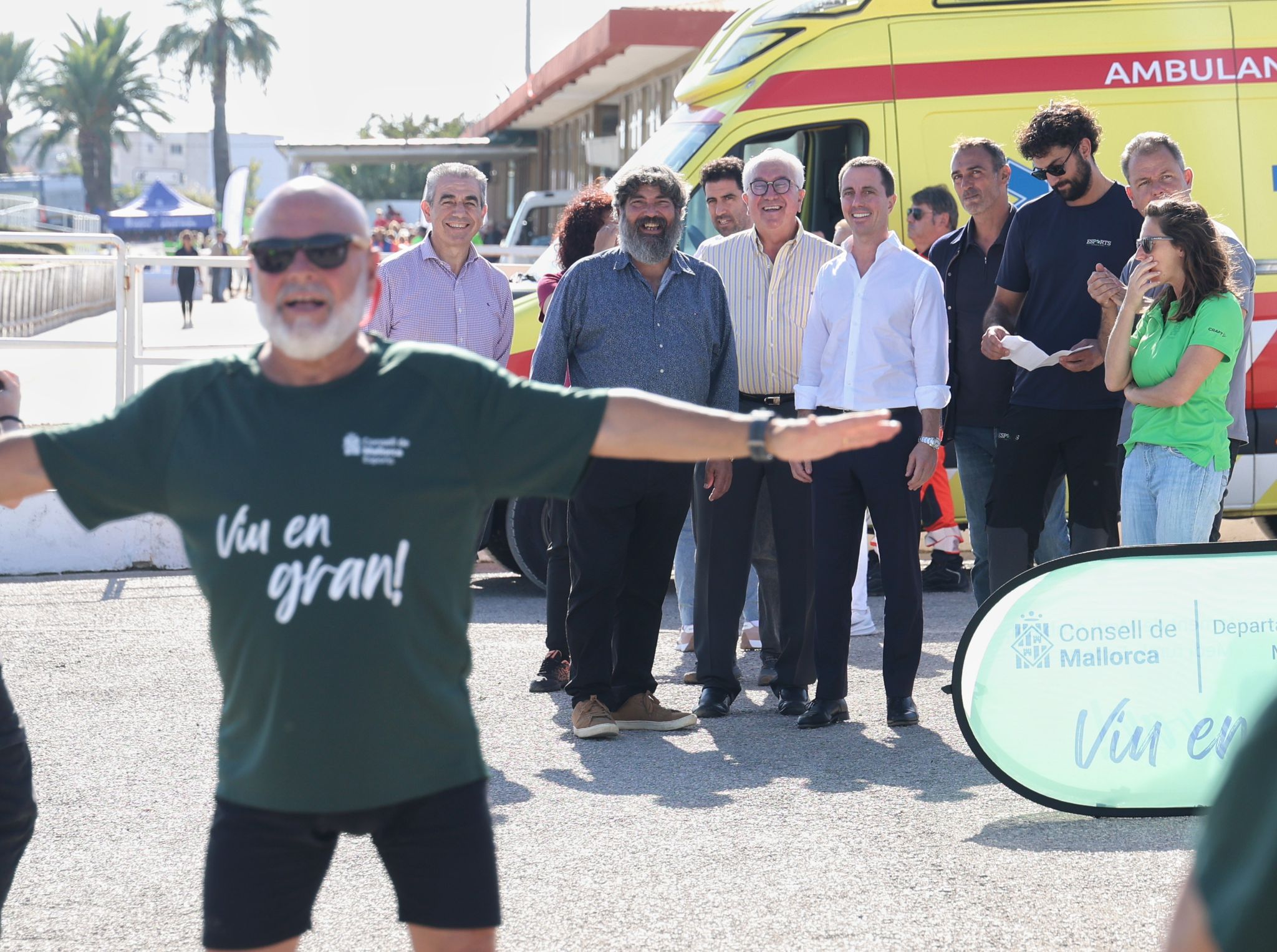 Jornada deportiva para gente mayor en el Hipódromo Son Pardo.