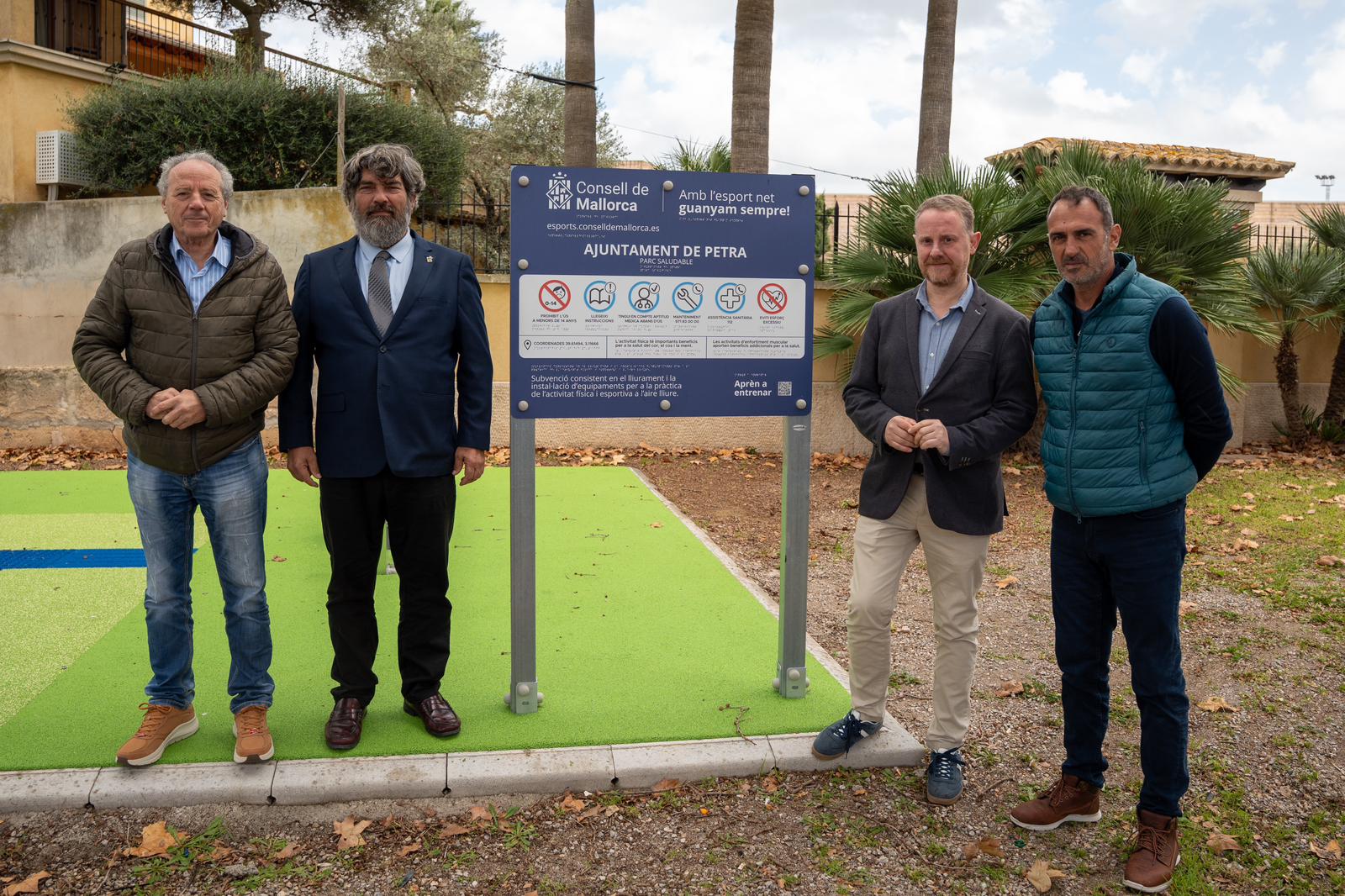 Nuevos equipamientos deportivos en Petra.