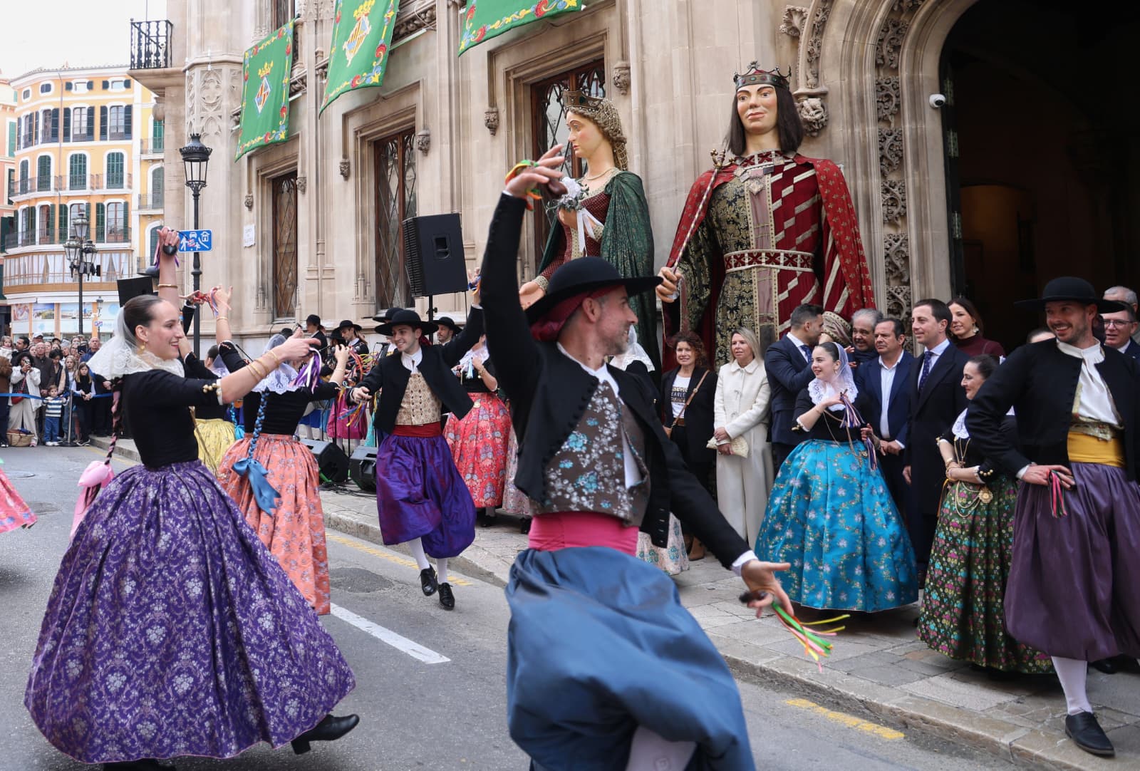 Los gigantes del Consell de Mallorca.