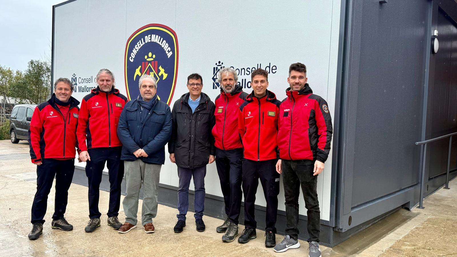 Las nuevas instalaciones de los Bomberos de Mallorca en el parque de bomberos de Inca.