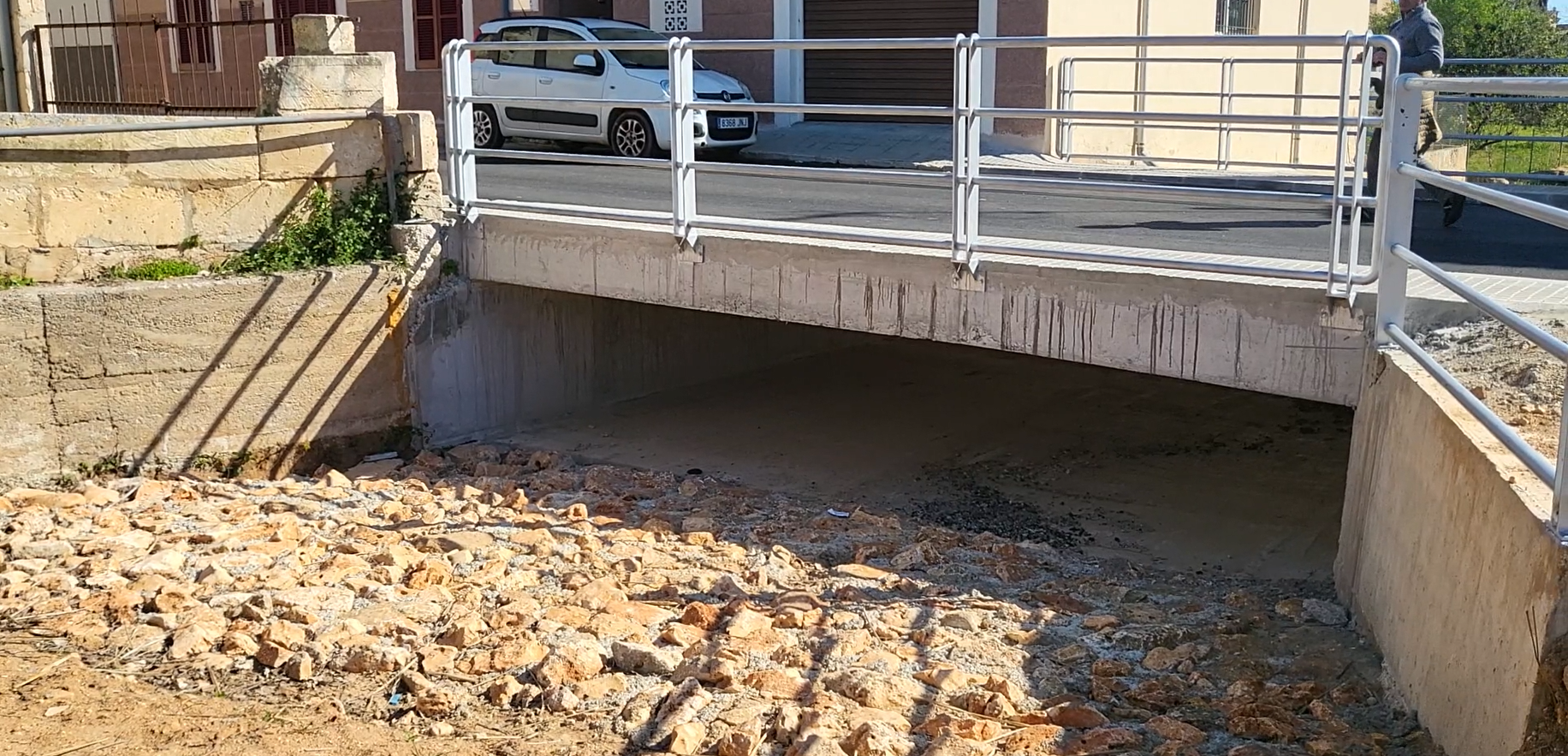 Paso nuevo del xaragall de Son Manxo situado en la calle de Porto Cristo en Son Carrió.