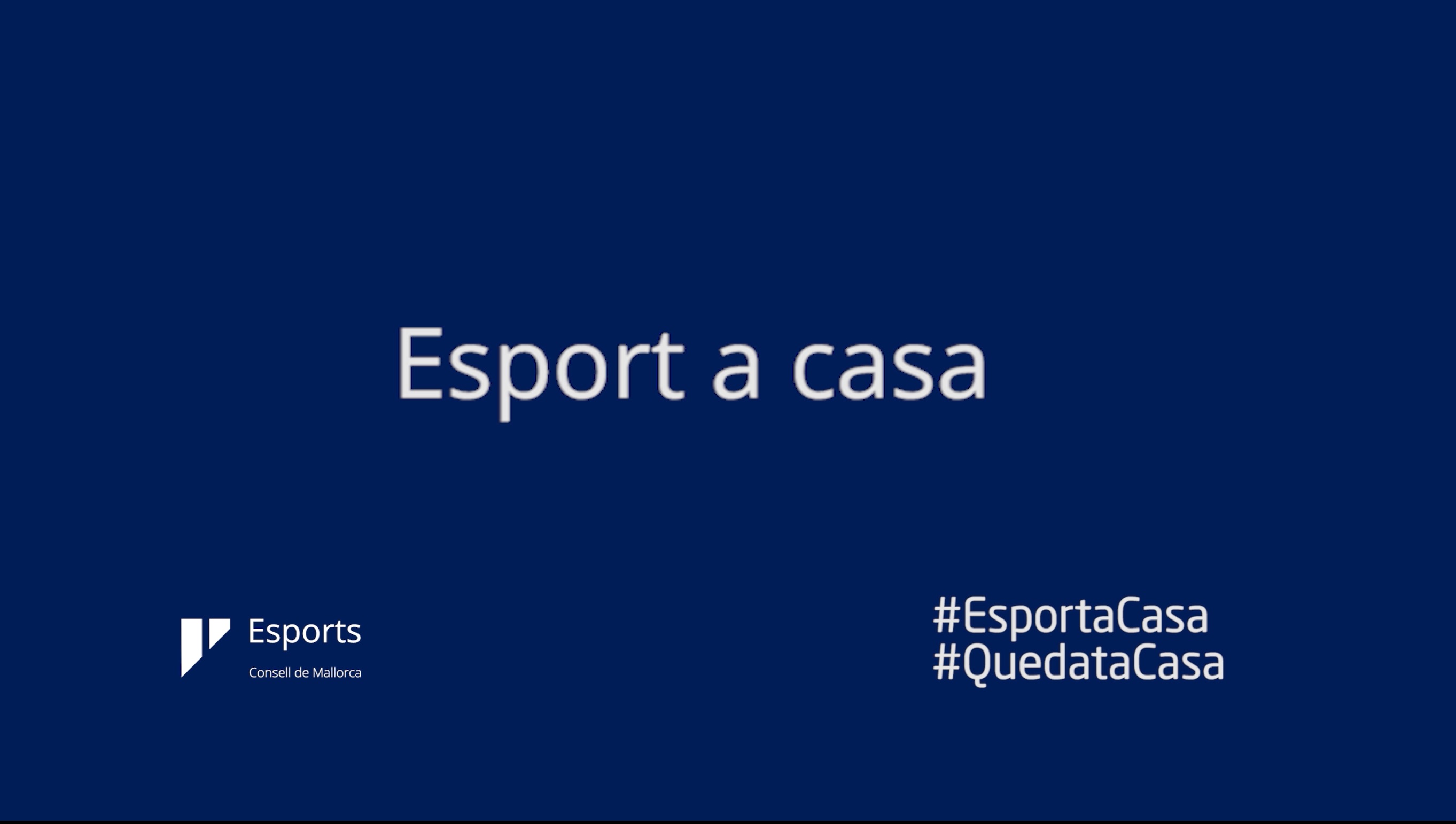 Gran acollida al programa del Consell «Esport a casa», que continua amb activitats familiars i recursos esportius en línia .