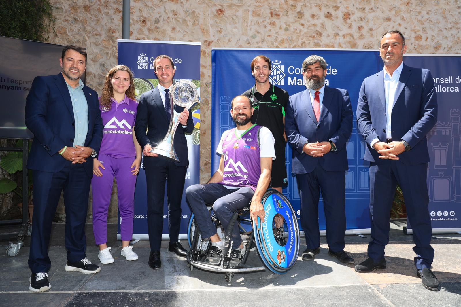 Presentación de los nuevos patrocinios deportivos del Consell de Mallorca.