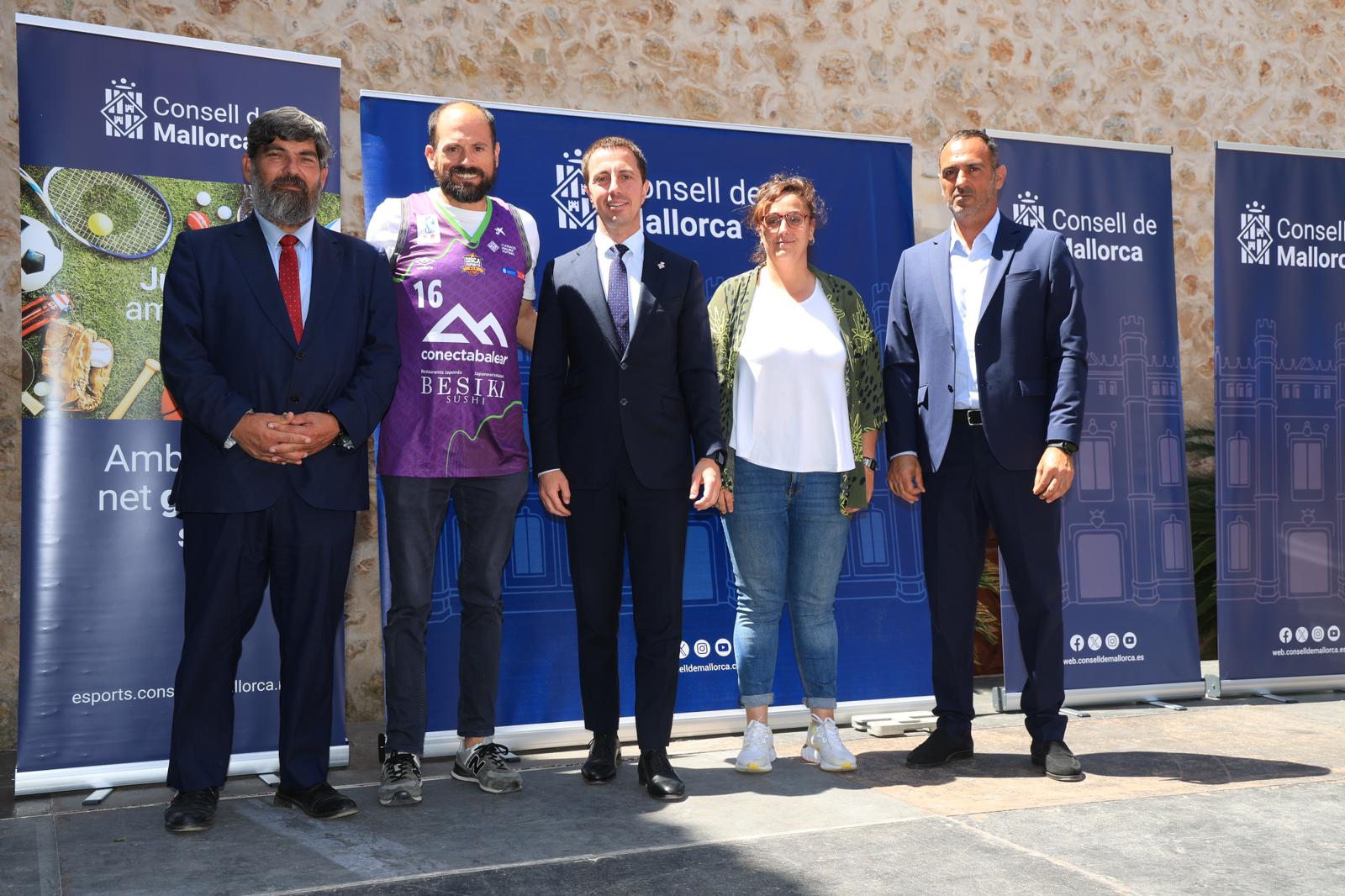 Presentación de los nuevos patrocinios deportivos del Consell de Mallorca.