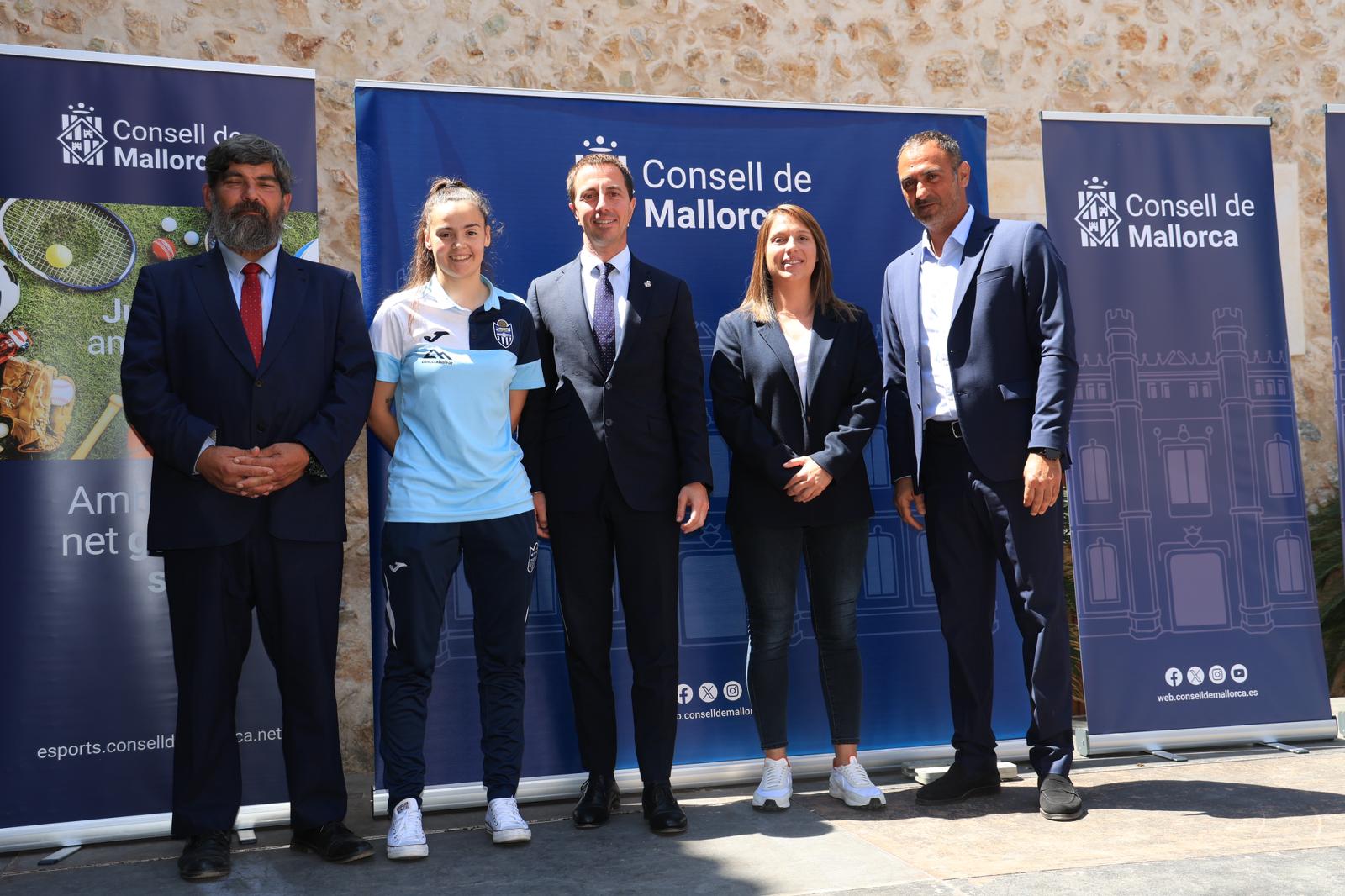 Presentación de los nuevos patrocinios deportivos del Consell de Mallorca.