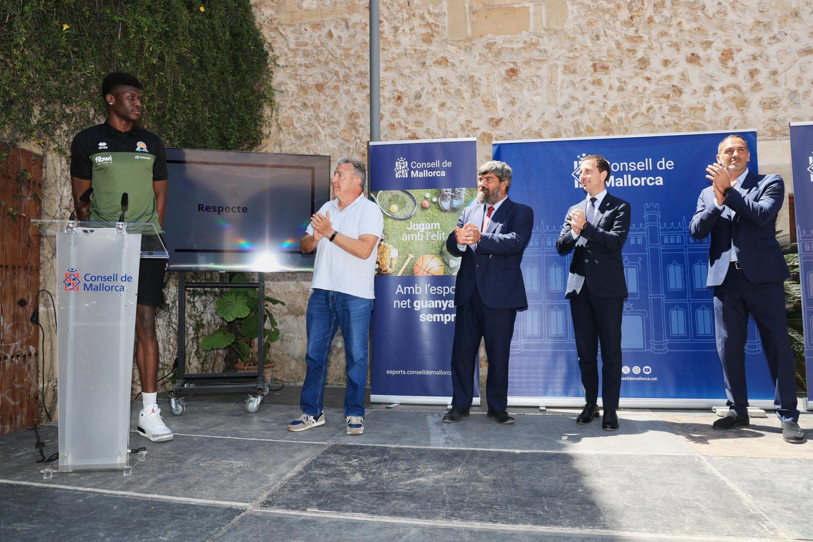 Presentació dels patrocinis esportius nous del Consell de Mallorca.