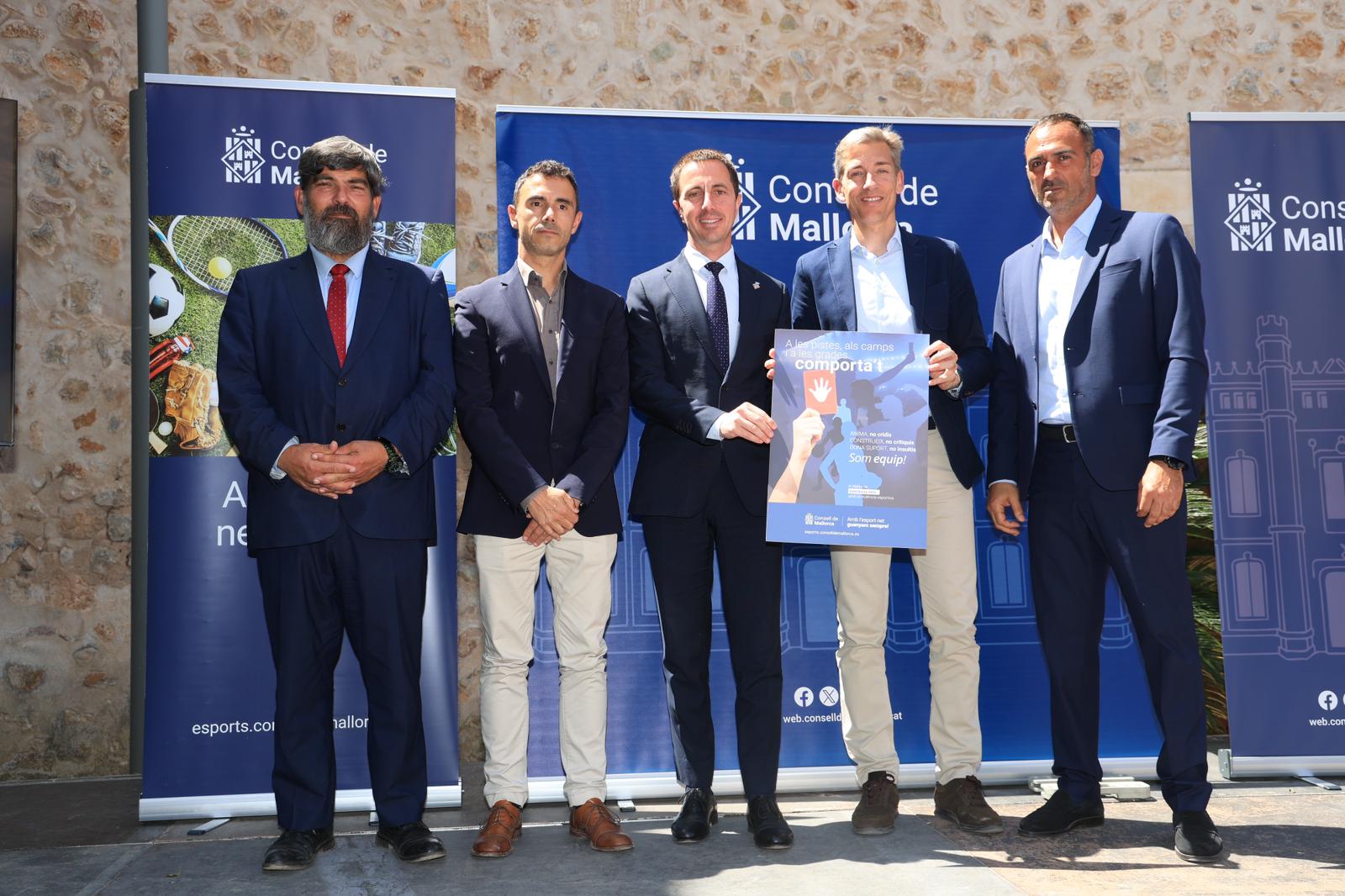 Presentación de los nuevos patrocinios deportivos del Consell de Mallorca.