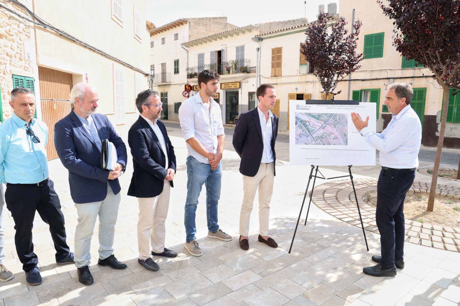 Presentació del projecte per arreglar el Torrent de Ses Planes a Sant Llorenç.