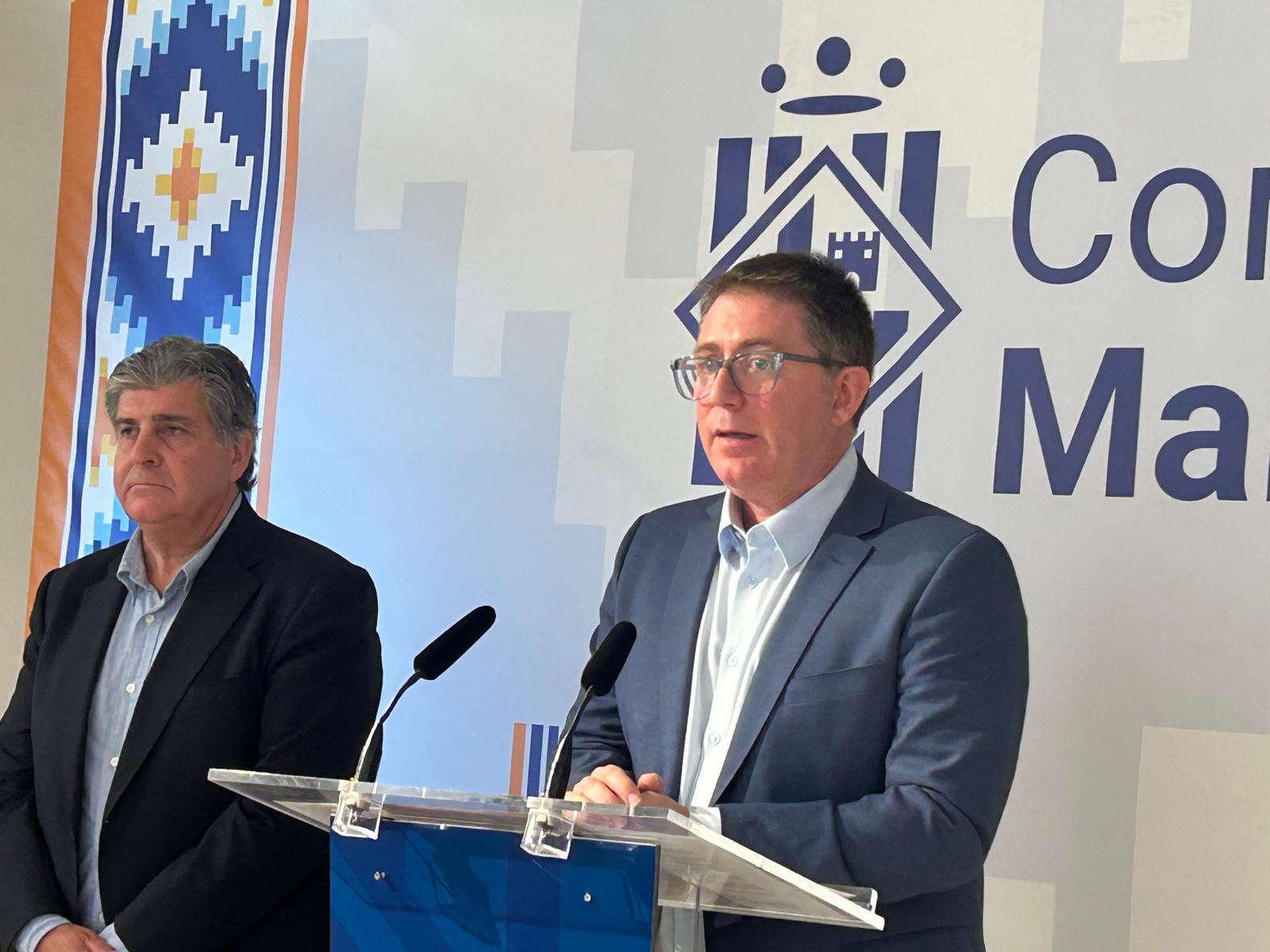Imágenes de la presentación de las acciones contra la oferta turística ilegal 