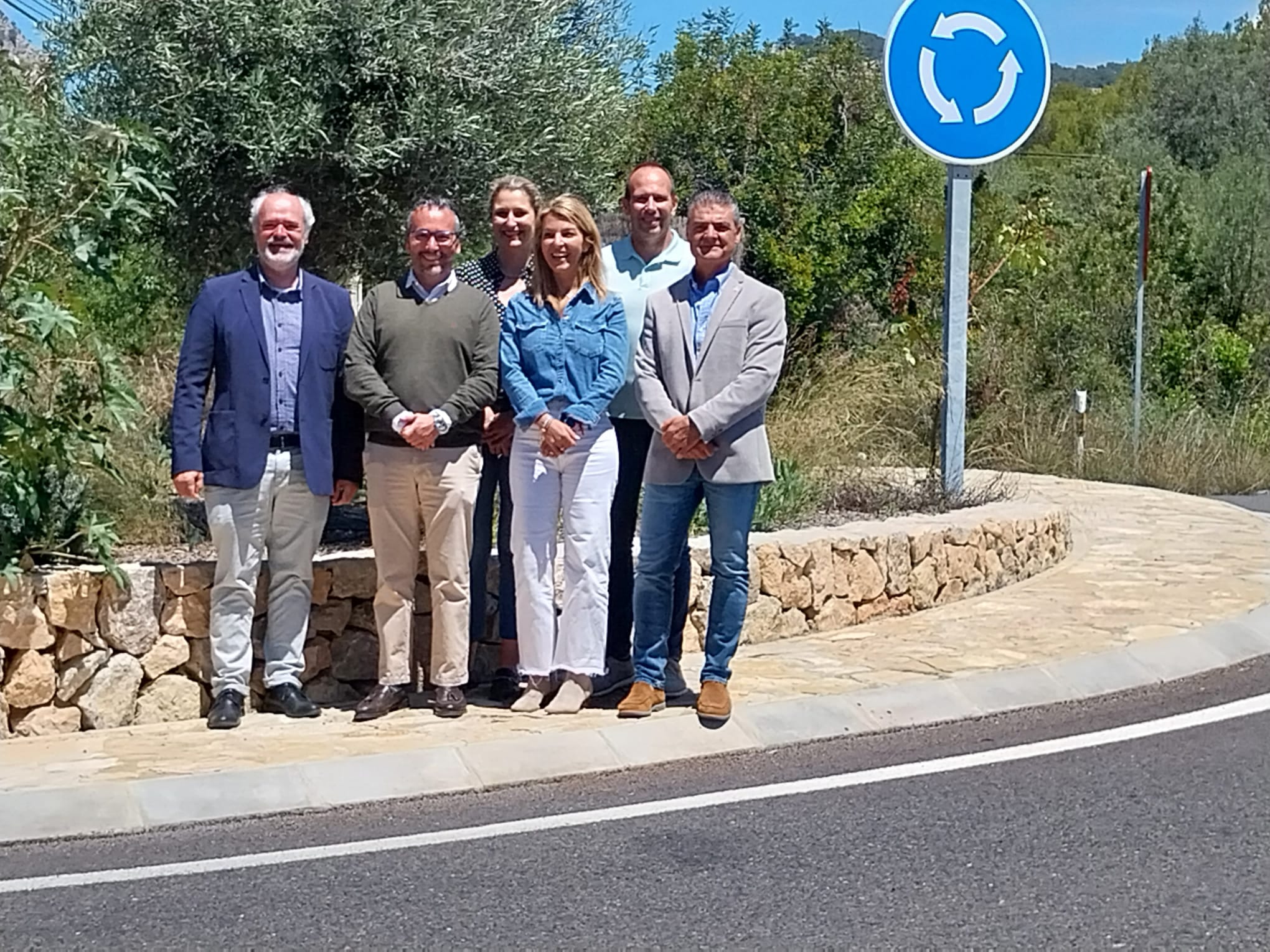 El nou vial cívic enllaçarà l'existent situat vora la rotonda de Camp de Mar amb direcció Peguera.