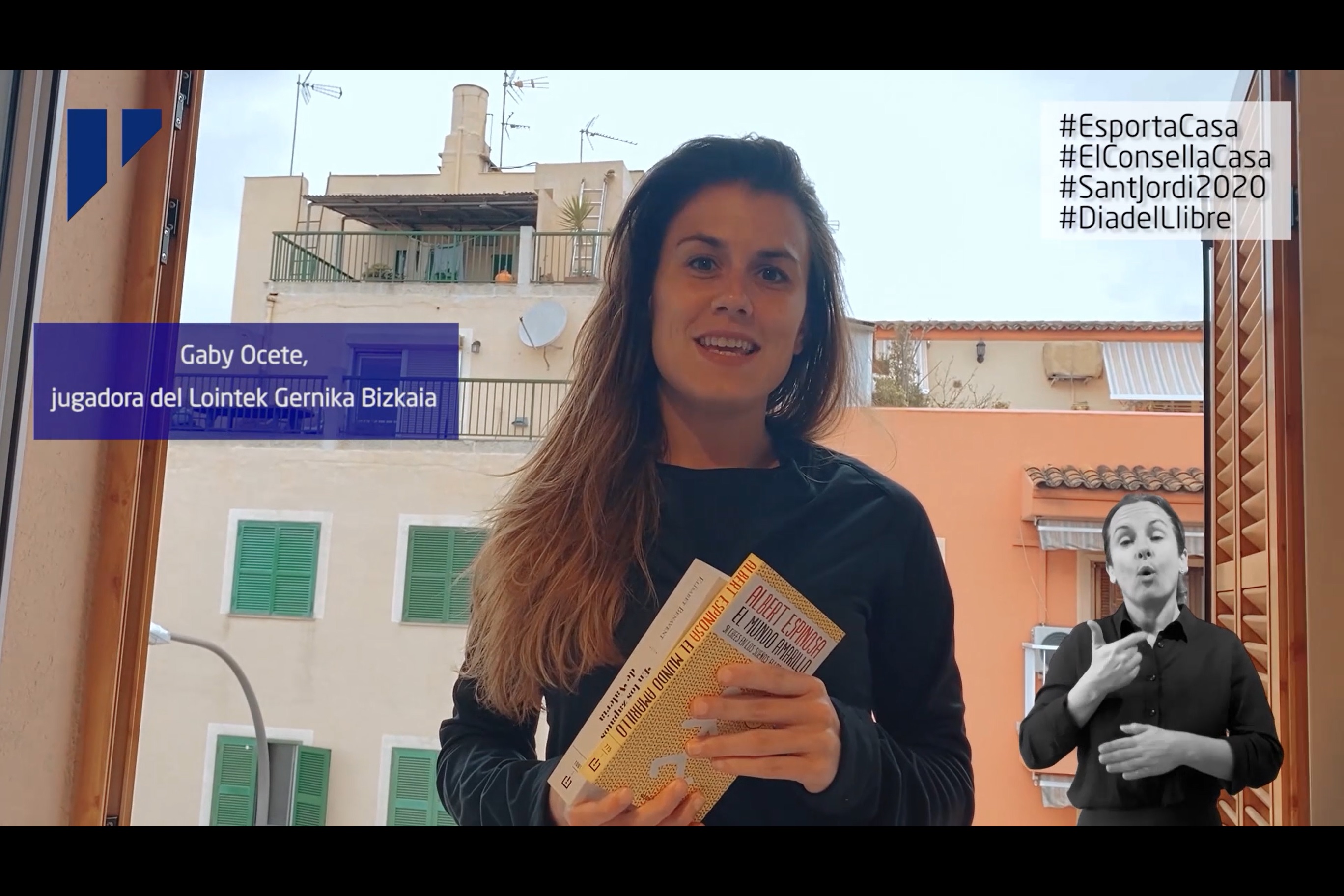 Esportistes d’elit recomanen els seus llibres preferits en el marc del programa del Consell «Esport a casa»: Gaby Ocete.