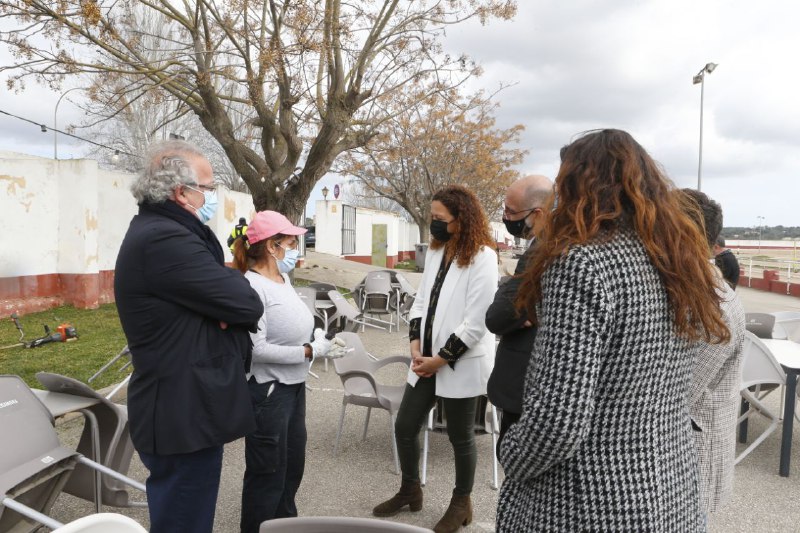  Visita a les obres que s’estan duent a terme a l’Hipòdrom municipal de Manacor. 