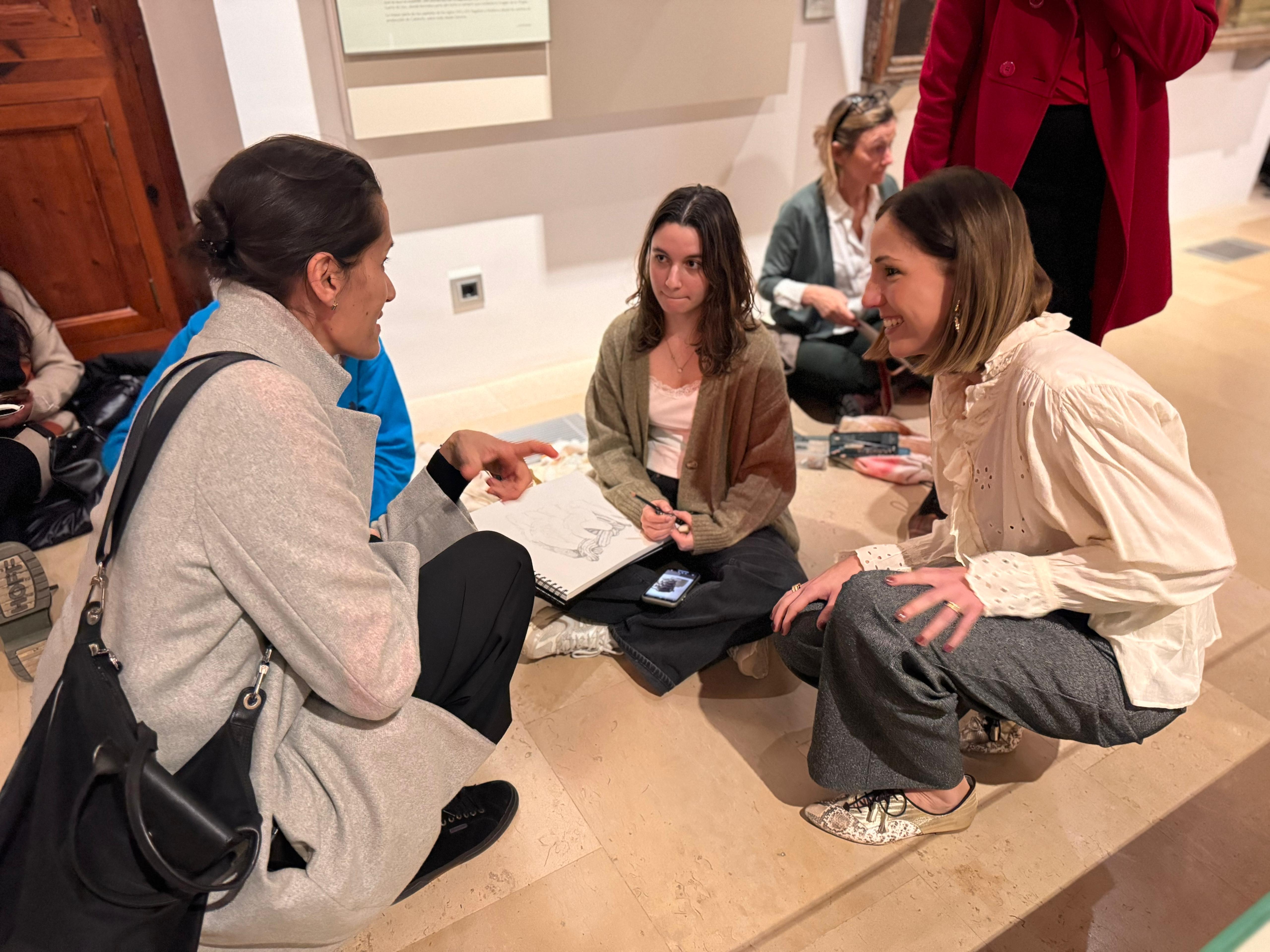 La vicepresidenta del Consell de Mallorca i consellera de Cultura i Patrimoni, Antònia Roca, al Museu de Mallorca durant la presentació del projecte conjunt amb l'escola de Belles Arts ADEMA
