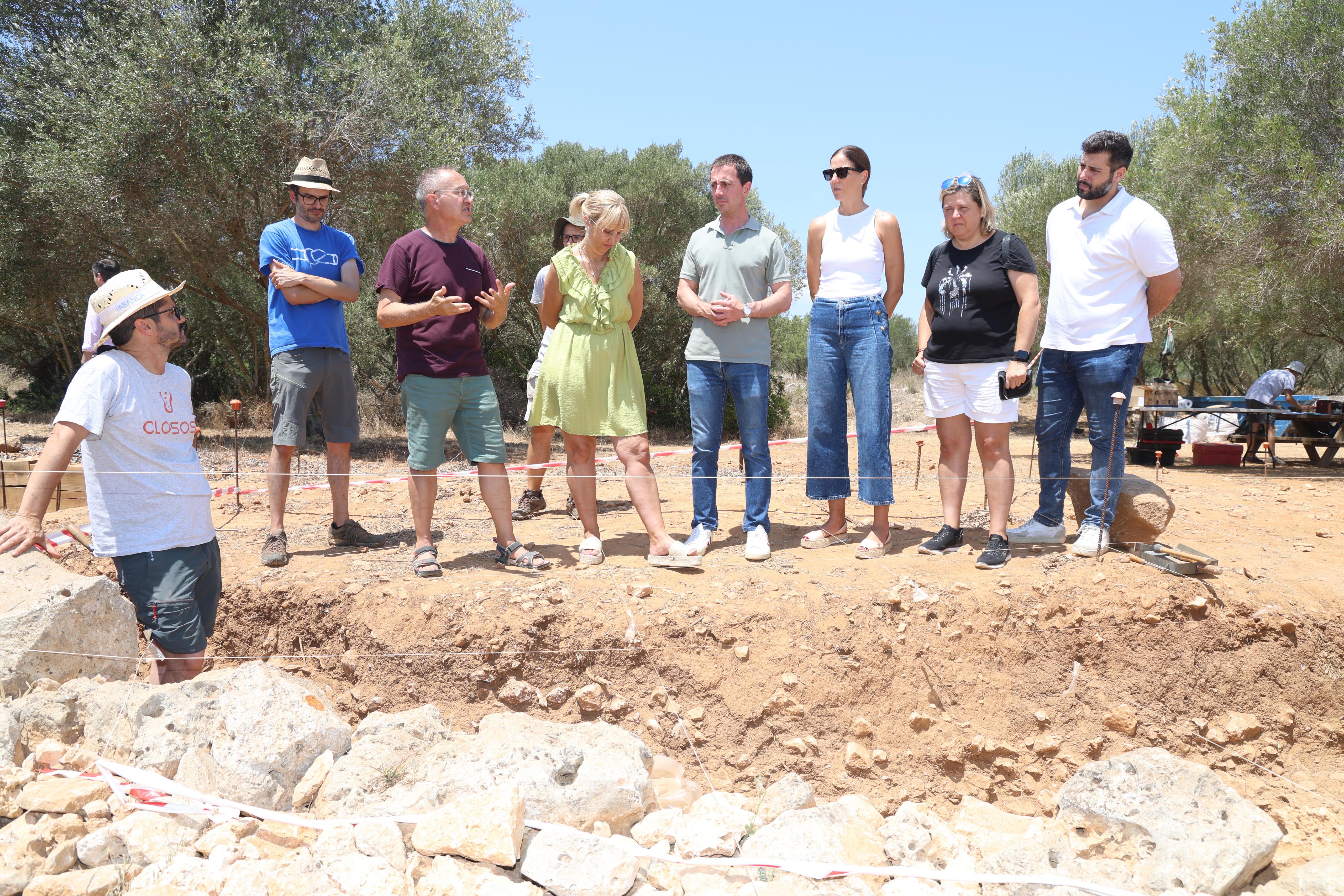 Visita al jaciment de Felanitx dels Closos de Can Gaià