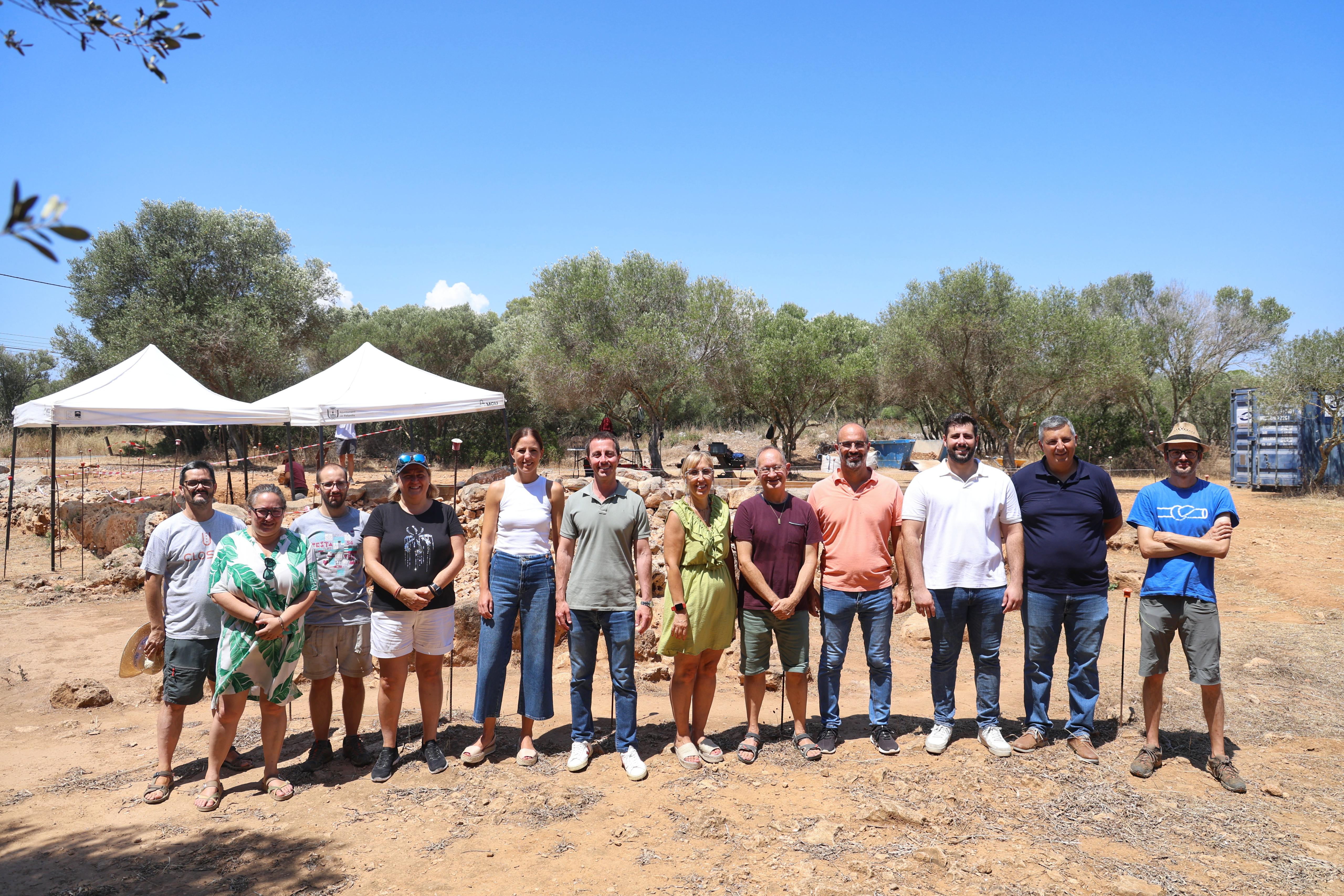 Visita al jaciment de Felanitx dels Closos de Can Gaià