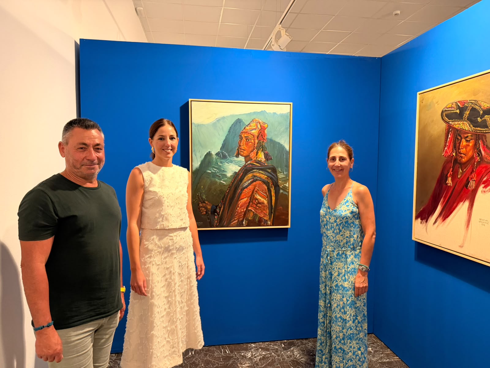 La vicepresidenta del Consell de Mallorca y consejera de Cultura y Patrimonio, Antònia Roca en el Museu Krekovic.
