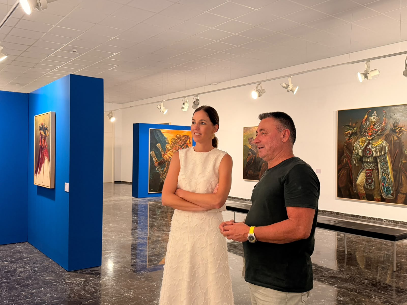 La vicepresidenta del Consell de Mallorca y consejera de Cultura y Patrimonio, Antònia Roca en el Museu Krekovic.