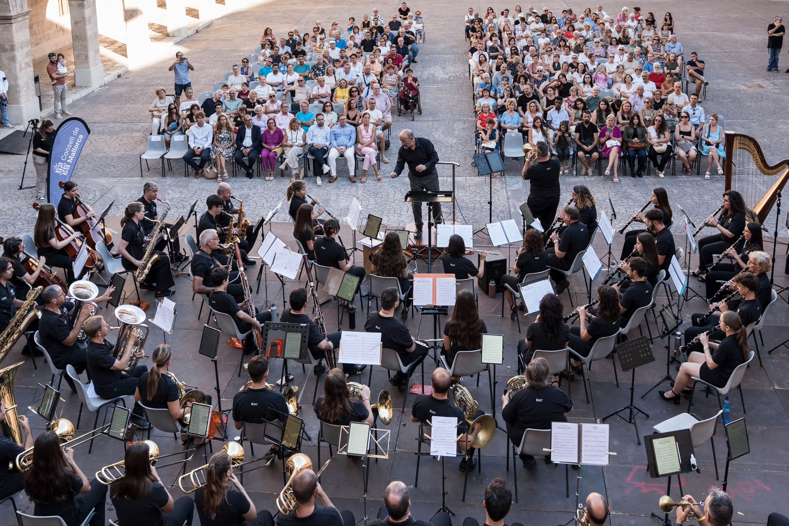 Concierto de la la Banda Simfónica de las Islas Baleares en la Misericordia en el marco de la Diada de Mallorca.
