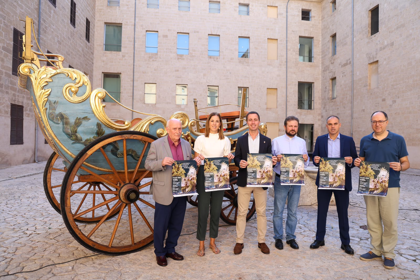 Presentación de la fiesta del Carro Triomfal de Santa Catalina Tomàs 2026.