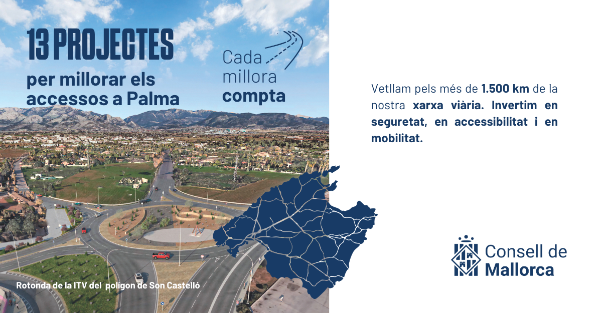 Rotonda de la ITV del polígon de Son Castelló