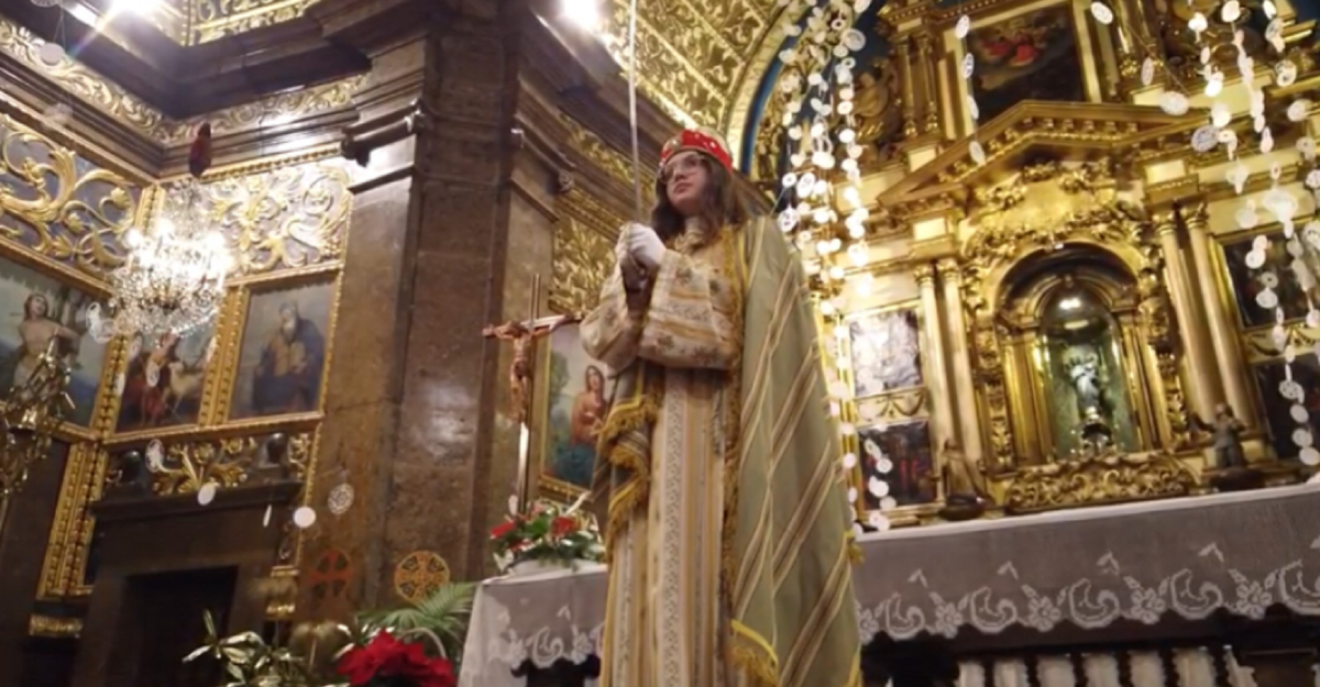 El Canto de la Sibila interpretado por Mar Cantallops Peré, el año 2019 en el Monasterio de Lluc
