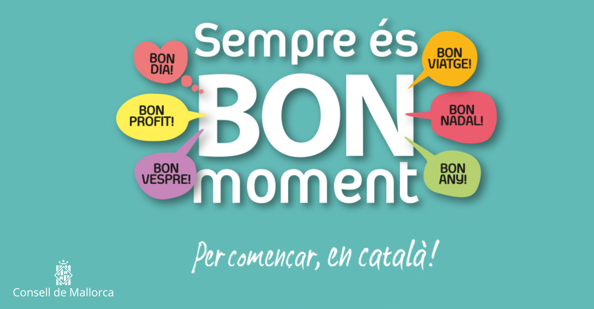 Per començar, en català! Sempre és bon moment. 