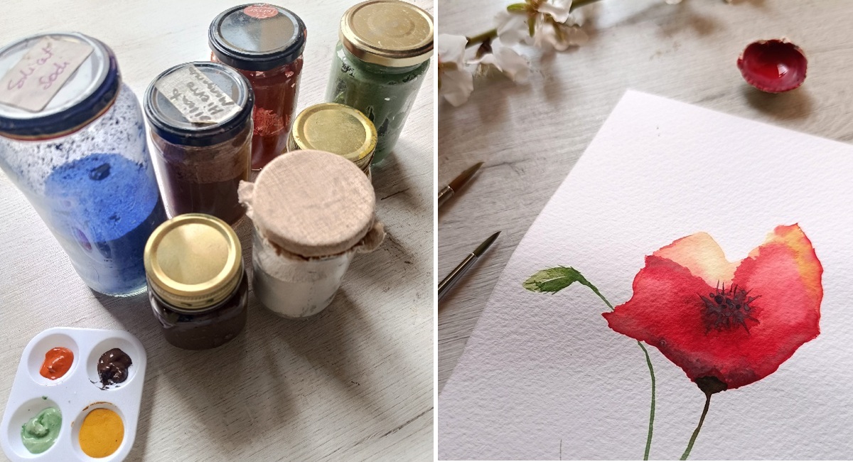 Art i natura. Pintures naturals