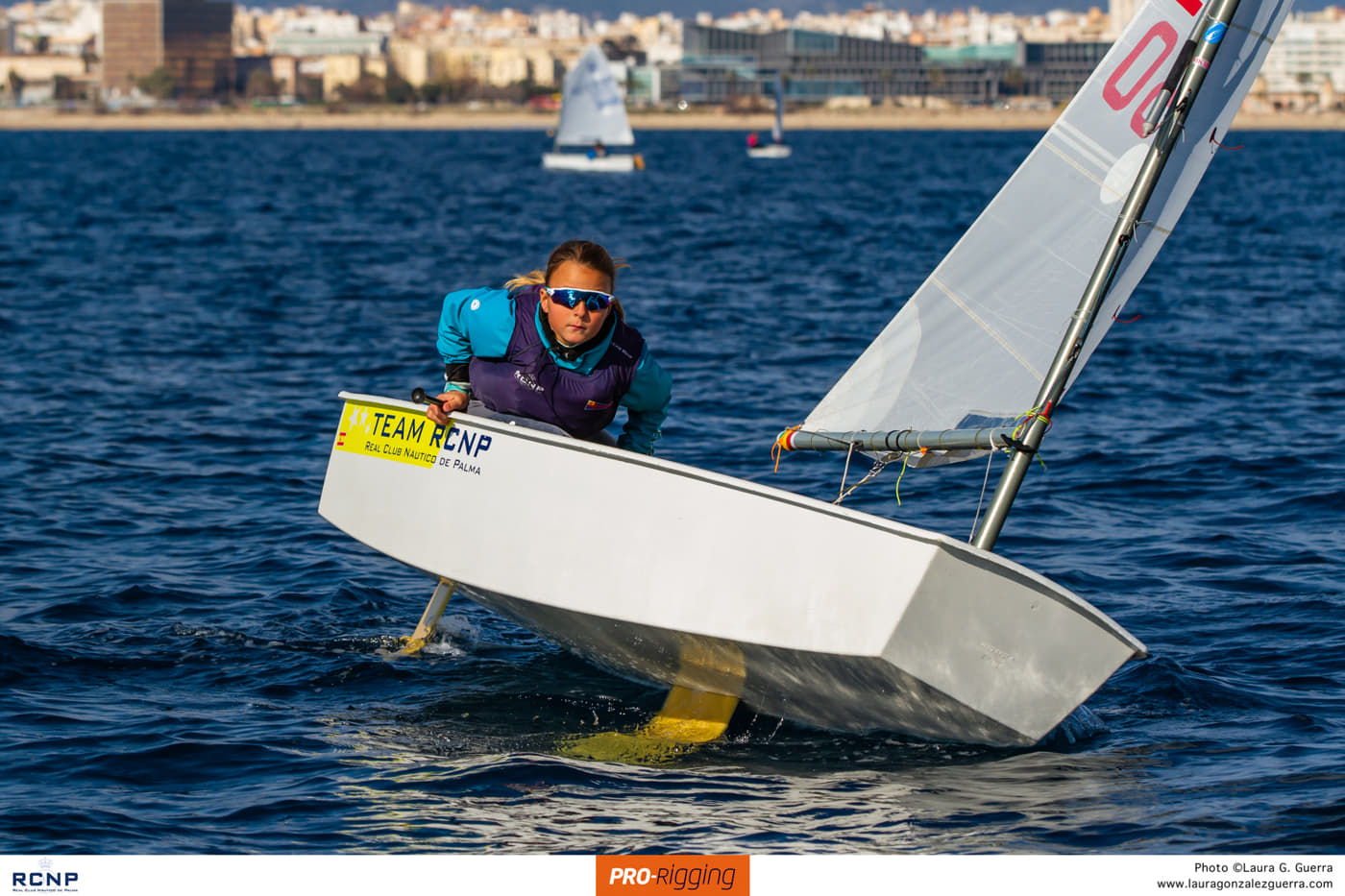 Emma Frau (2012), campiona Optimist sub-11 del Real Club Nàutic de Palma